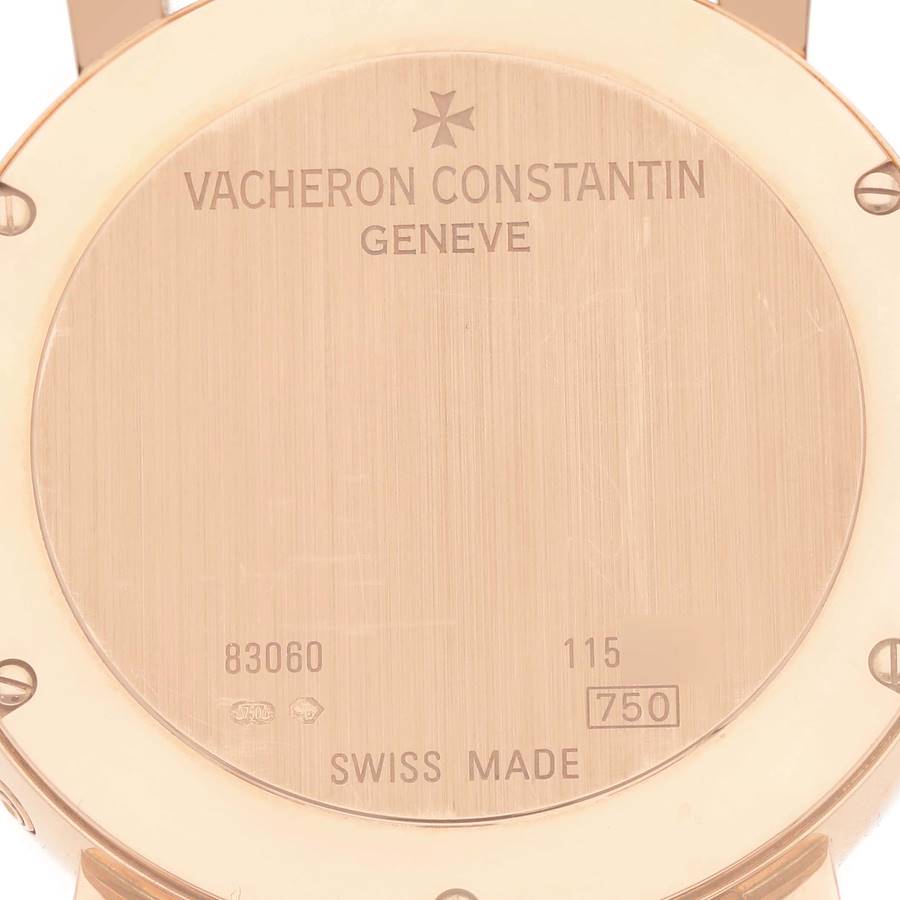 Vacheron Constantin Malte Power Reserve Date Rose Gold Mens Watch 83060