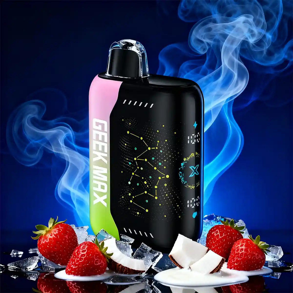 Strawberry Coconut Cream | Geek Max 30000 Puffs Disposable Vape - JNR Vape US