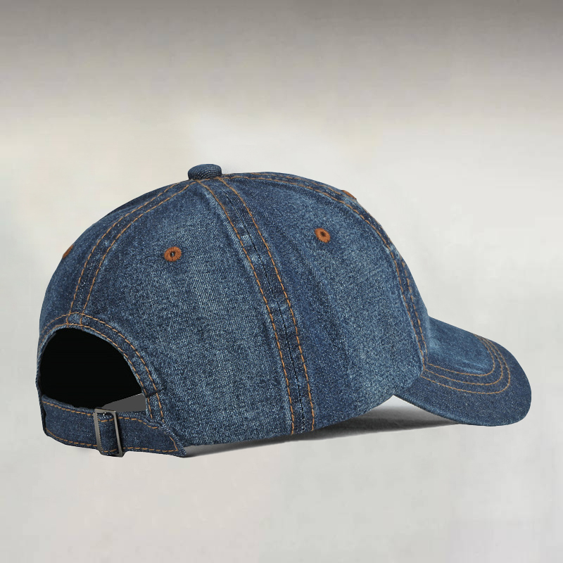 Men's Washed Denim Baseball Caps