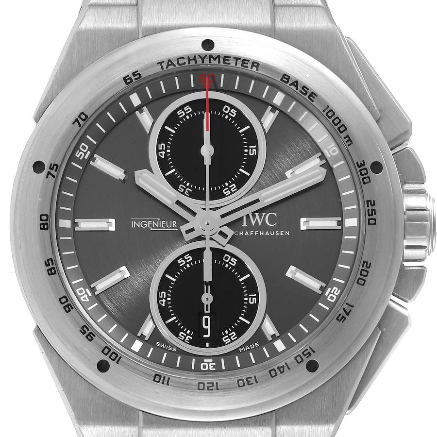 IWC Ingenieur Chronograph Racer Gray Dial Steel Mens Watch IW378508