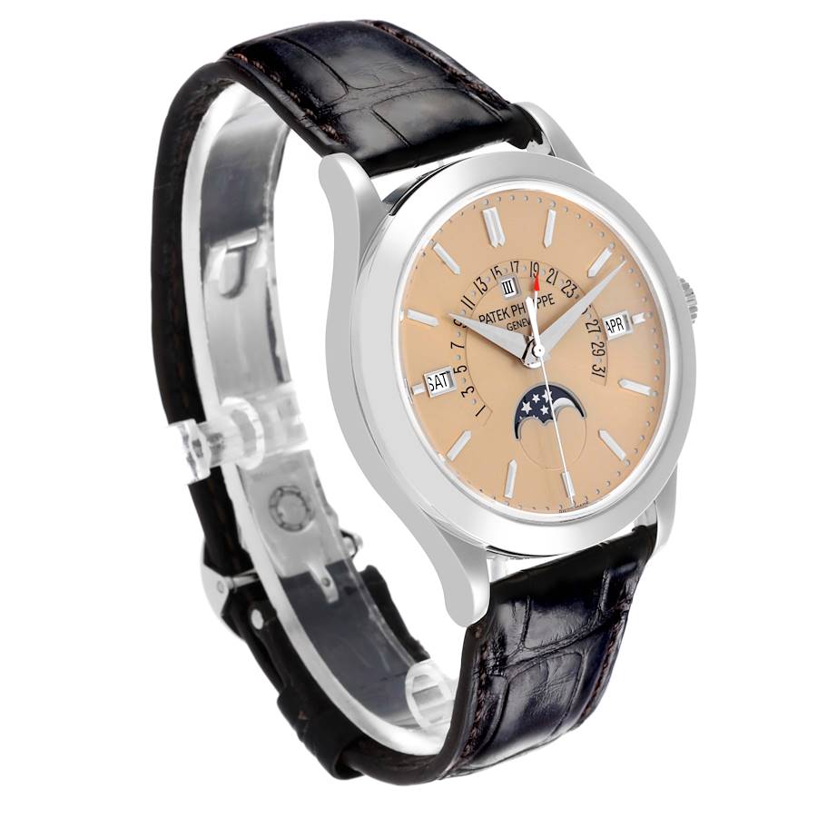 Patek Philippe Complications Perpetual Calendar Platinum Mens Watch 5496P Papers