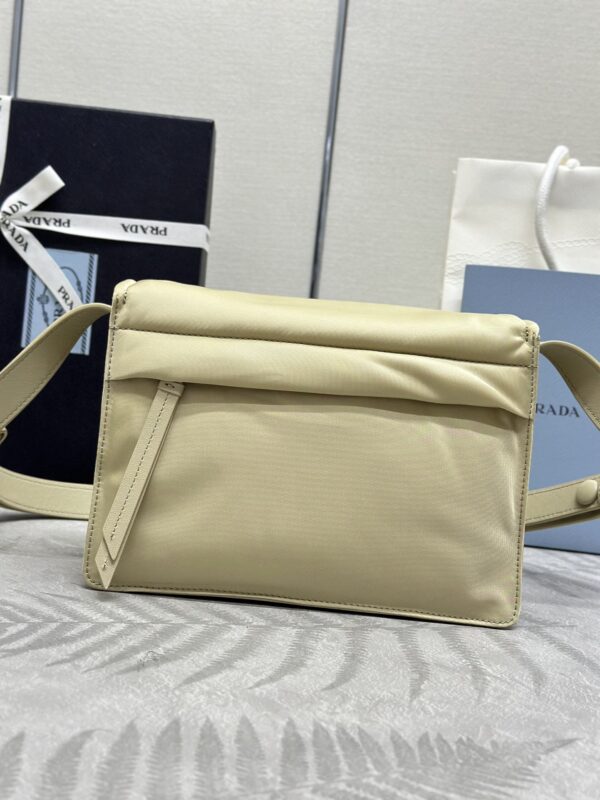 Replica Prada Re – Nylon Shoulder Bag Milk Tea