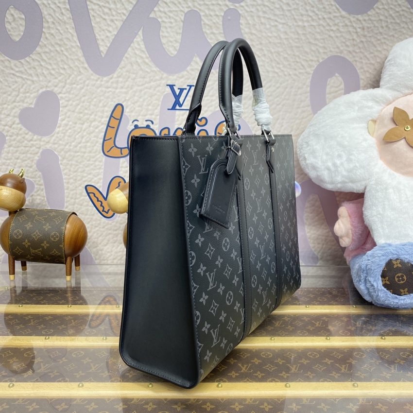 Replica Louis Vuitton Sac Plat Black Large