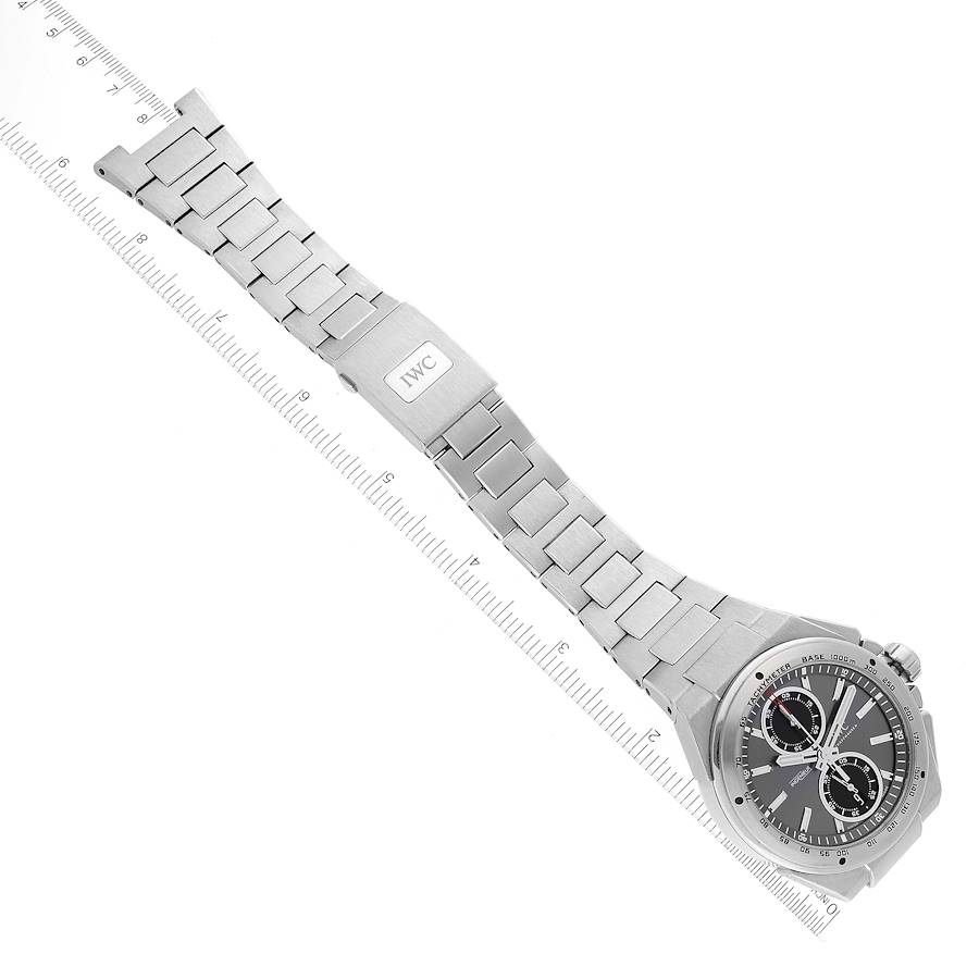 IWC Ingenieur Chronograph Racer Gray Dial Steel Mens Watch IW378508