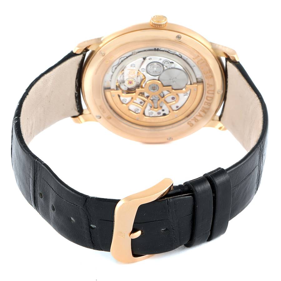 Audemars Piguet Jules 41mm Extra-Thin Rose Gold Mens Watch 15180R