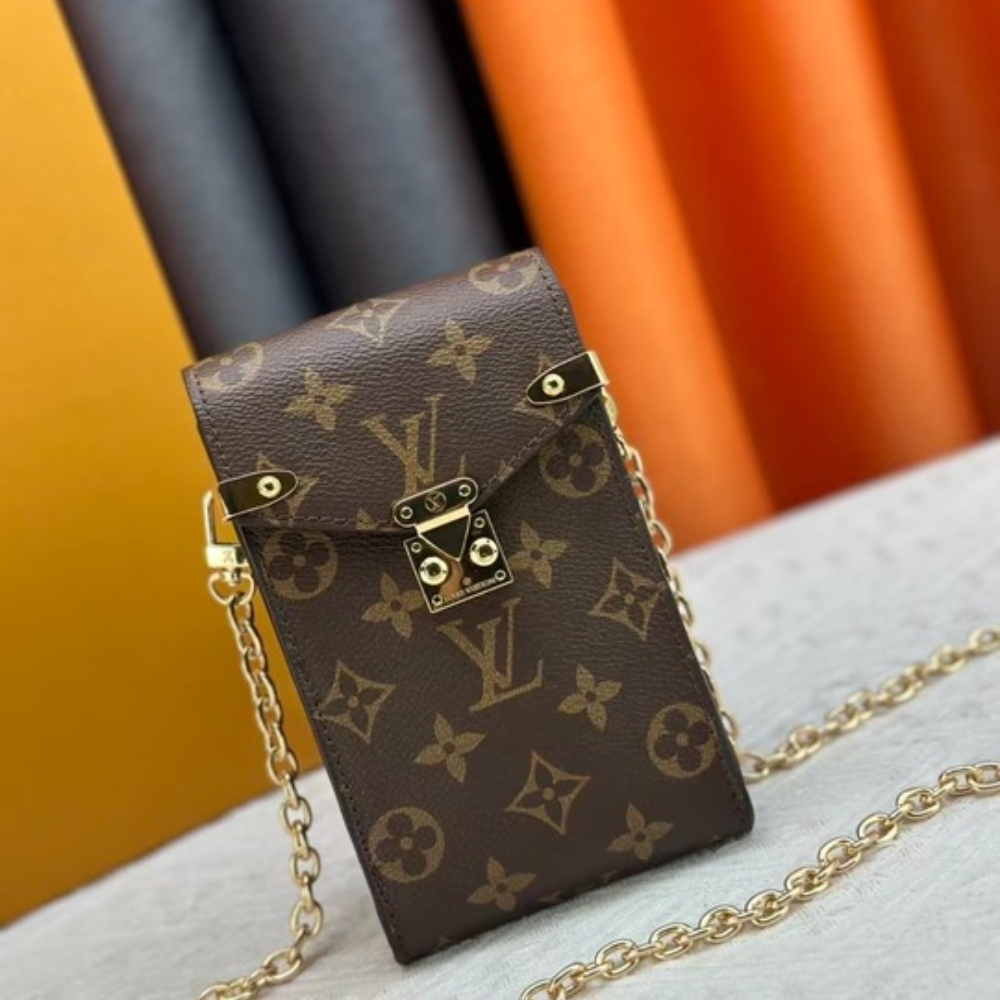 Louis Vuitton Phone Pouch Metis Monogram Brown 17Cm M13572