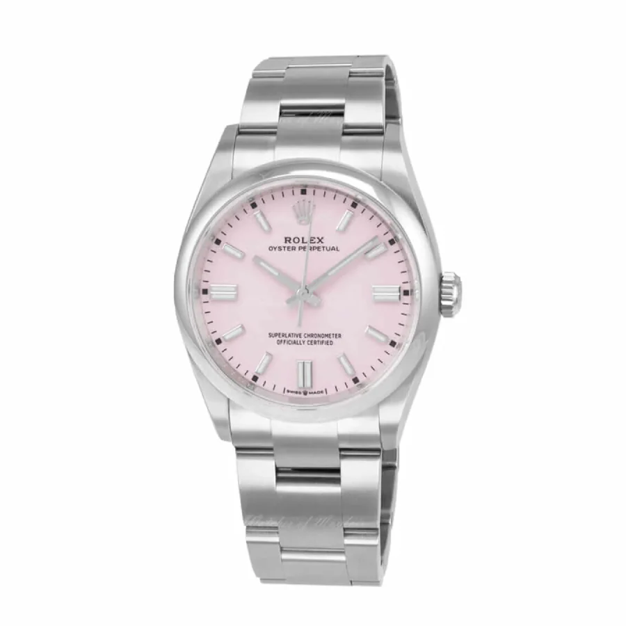 Rolex Oyster Perpetual Pink 124300 Super Clone