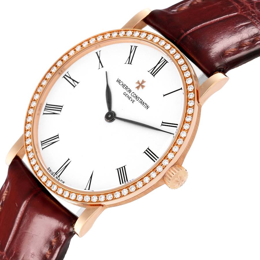 Vacheron Constantin Patrimony 31mm Rose Gold Ladies Watch 33593