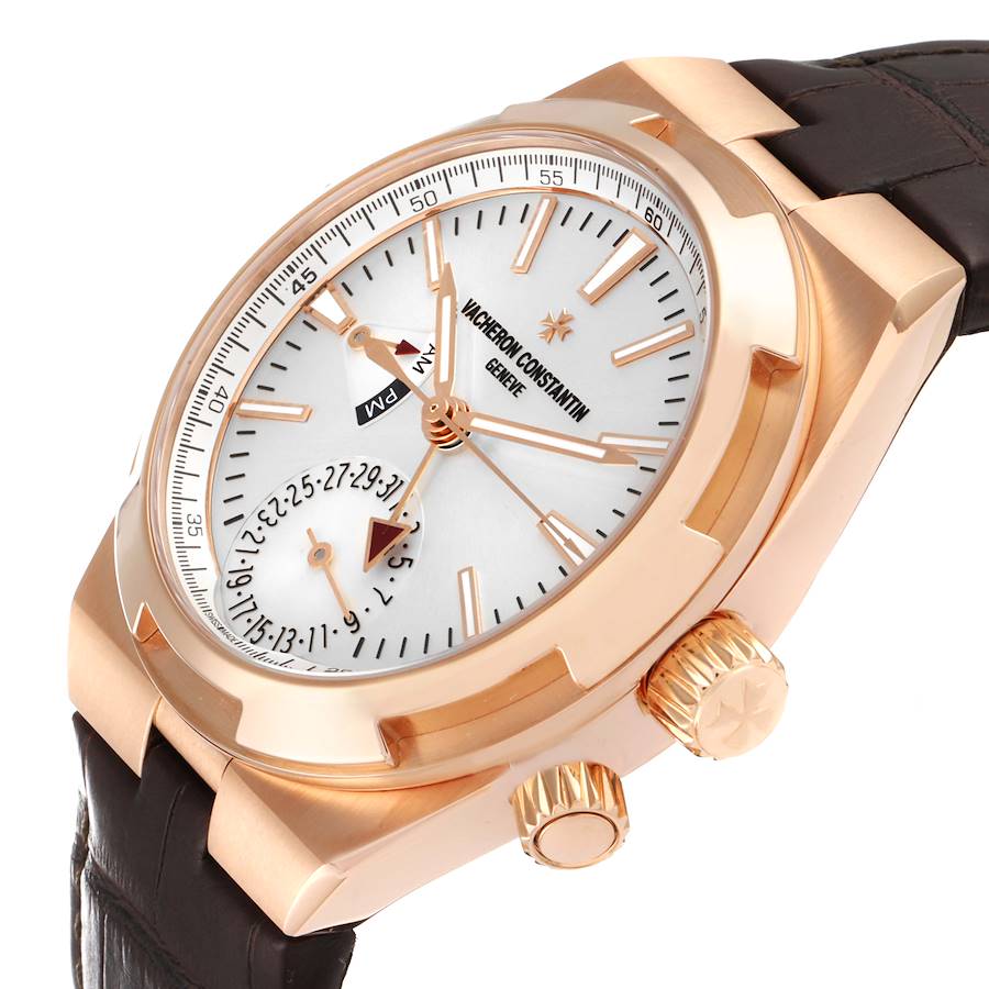Vacheron Constantin Overseas Dual Time Rose Gold Mens Watch 7900V