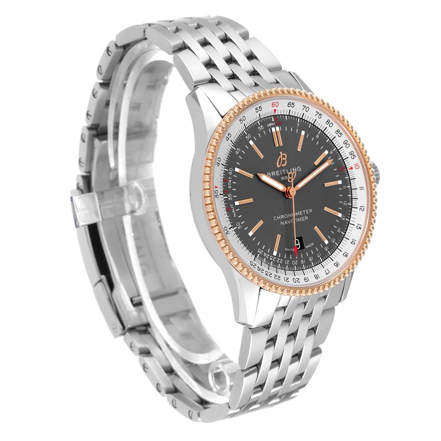 Breitling Navitimer 1 41mm Steel Rose Gold Mens Watch U17326