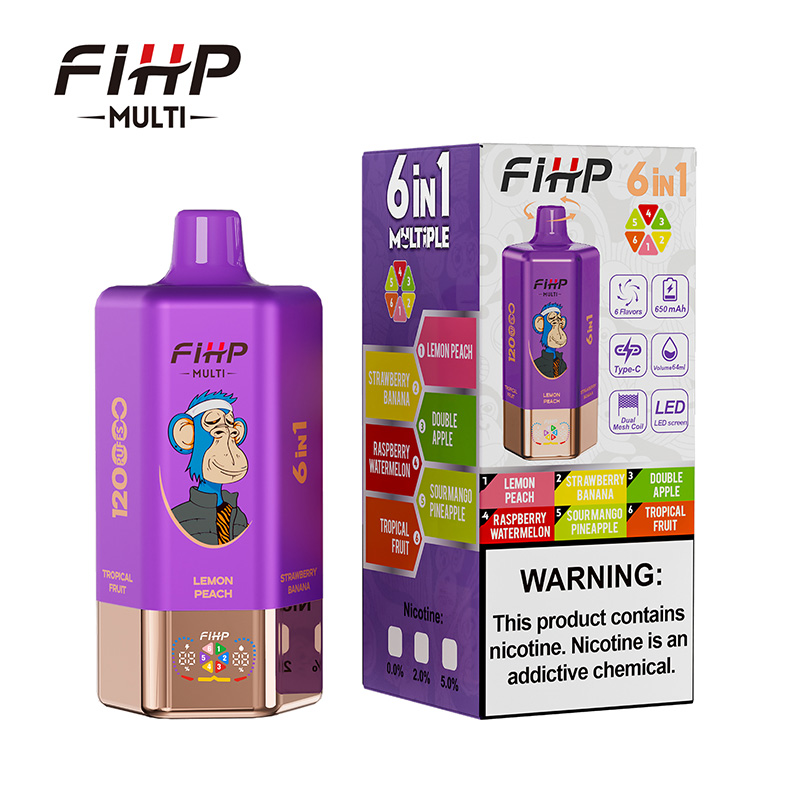 🔥 FIHP Multi 120K Puffs 6-in-1 Flavors 120000 Disposable Vape | 💥 20% RABATU | Nowi klienci hurtowi oszczędzają więcej | Polska wysyłka lokalna