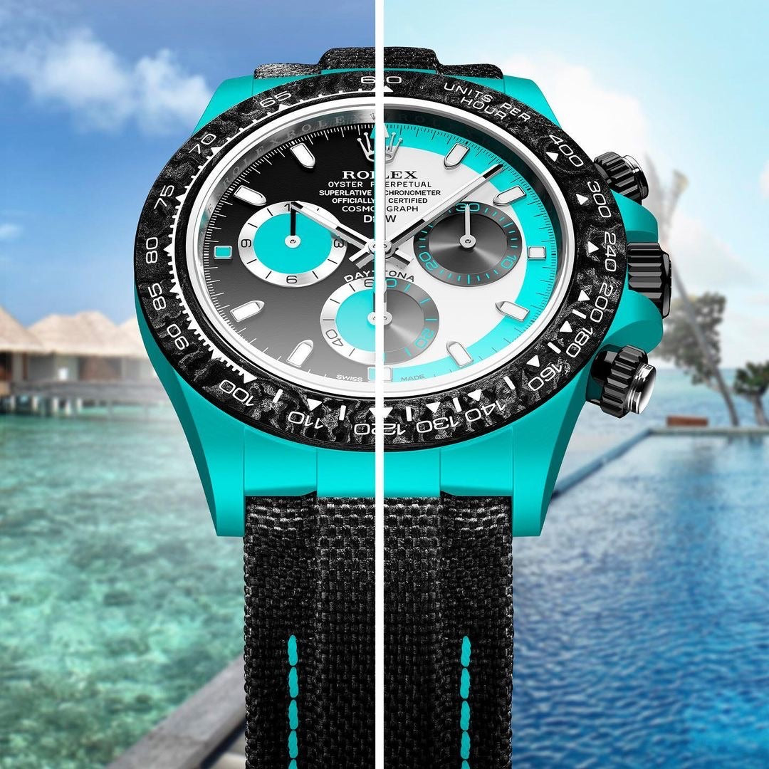 DiW Rolex Daytona CELESTE In Quartz Fiber