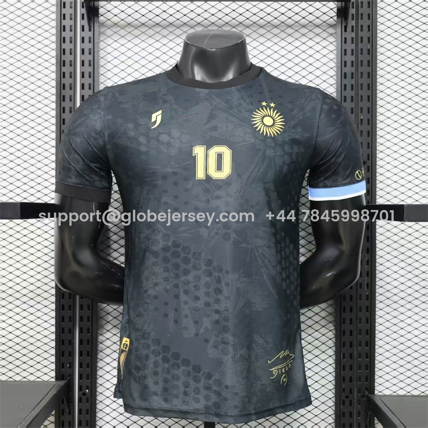 Argentina 2026 Black Maradona Special Kit - Player Version