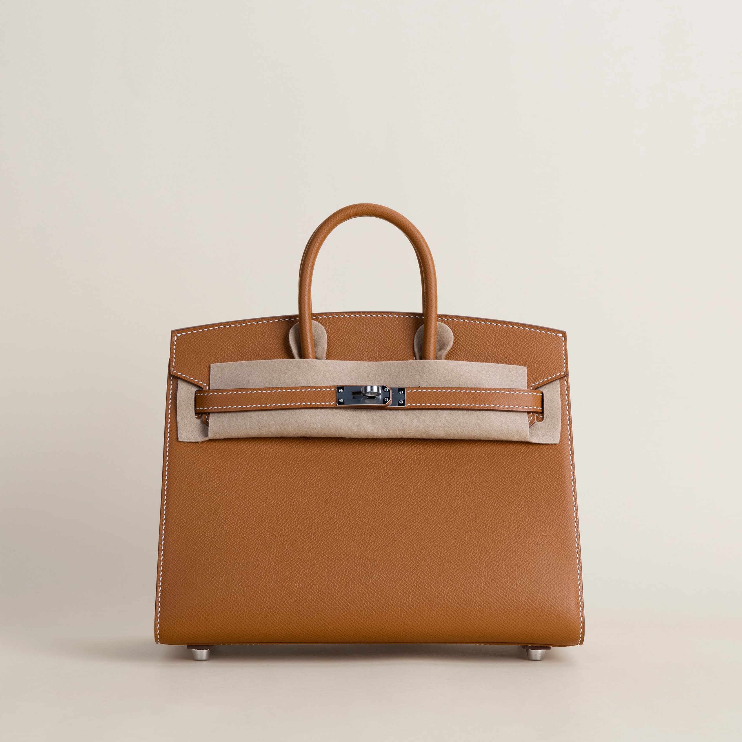 Birkin 25 epsom sellier gold PHW