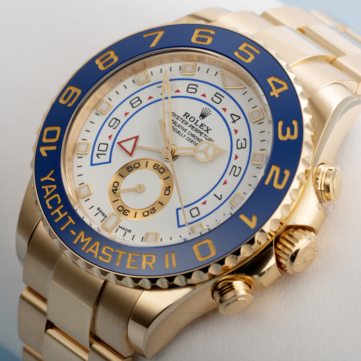 ??Limited Time Offer-Rolex Yacht-Master II Yellow Gold m116688-0002 Mercedes-Benz hour hand /Rose Gold m116681-0002/ m116680-0002 44mm Unworn