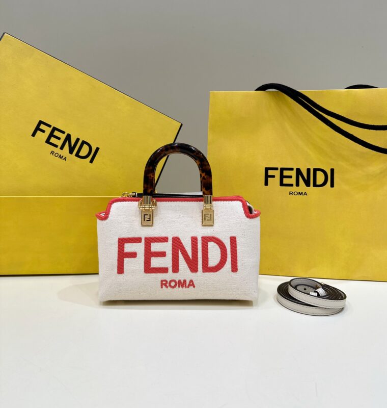Replica Fendi By The Way Boston Red White