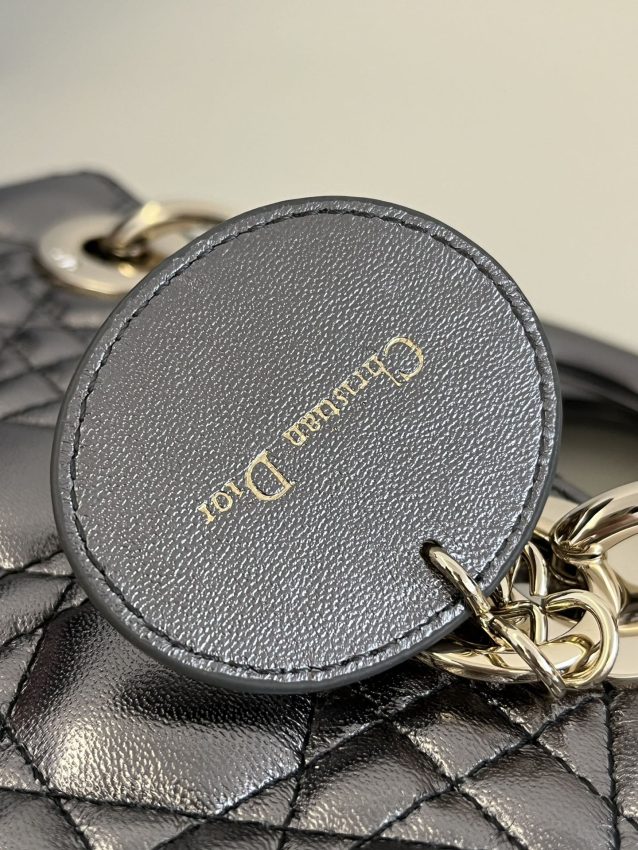 Replica Lady Dior Platinum Metallic Abc