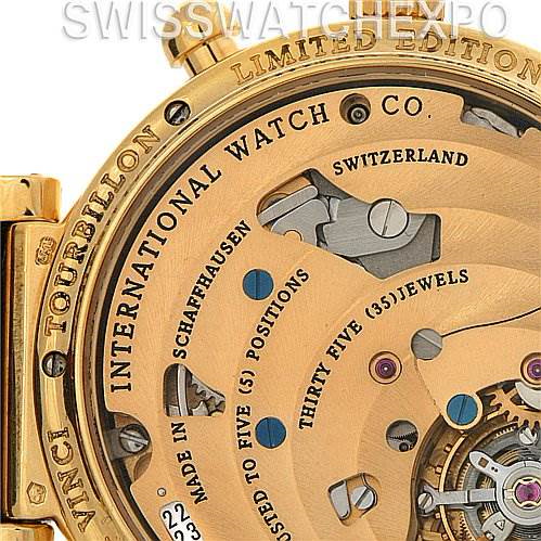 Iwc Da Vinci Tourbillon Iw375203 Limited Edition 143/200