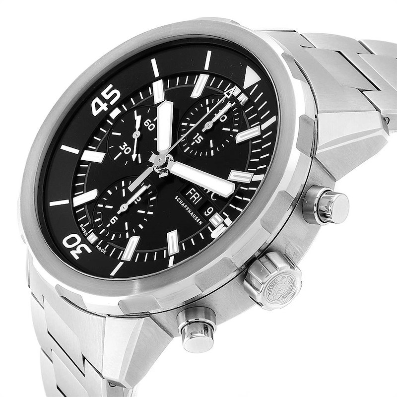 IWC Aquatimer Day Date Chronograph Steel Mens Watch IW376804