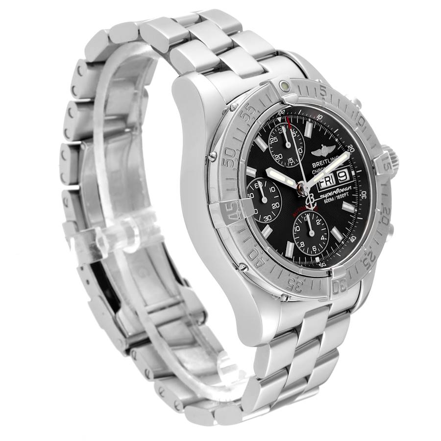 Breitling Aeromarine Superocean Gray Dial Steel Mens Watch A13340