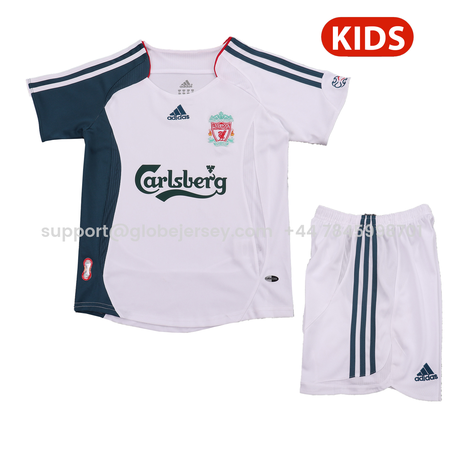 Retro Liver.pool 2006-08 Away Kids Kit