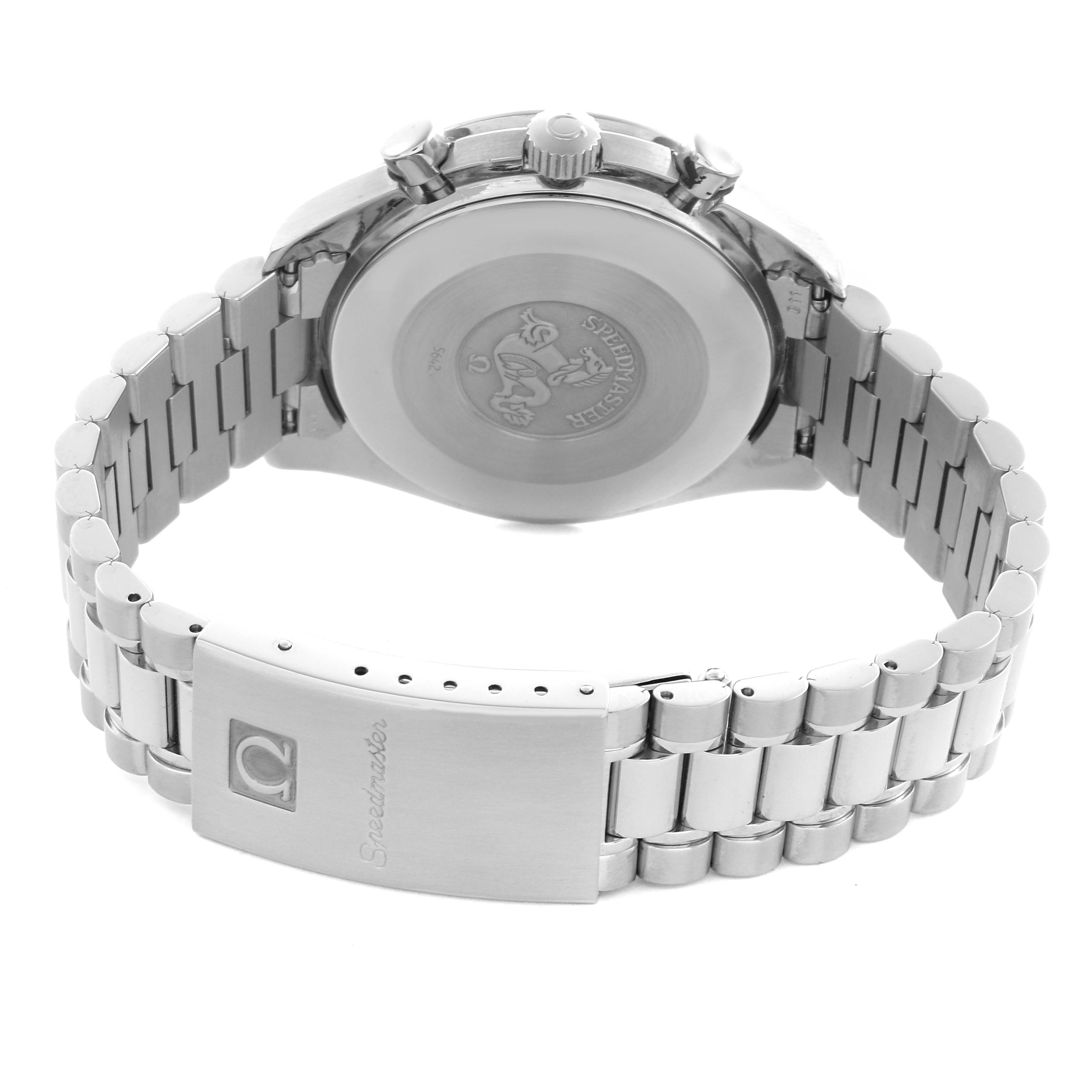 Omega Speedmaster Reduced Chronograph Hesalite Steel Mens Watch 39.0 MM 3510.50.00