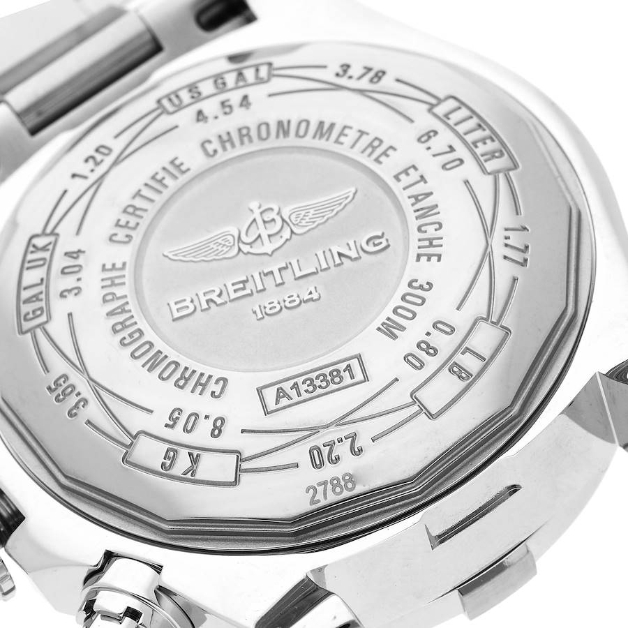 Breitling Avenger II Mother of Pearl Steel Mens Watch A13381