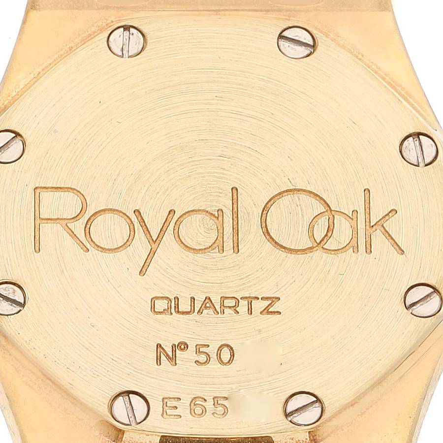 Audemars Piguet Royal Oak Yellow Gold Diamond Rubies Ladies Watch 66344BA