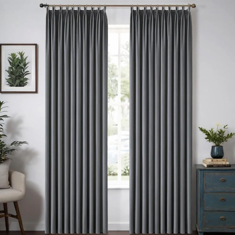 Custom Velvet Luxury Curtains  (2 Panels) - Pleated