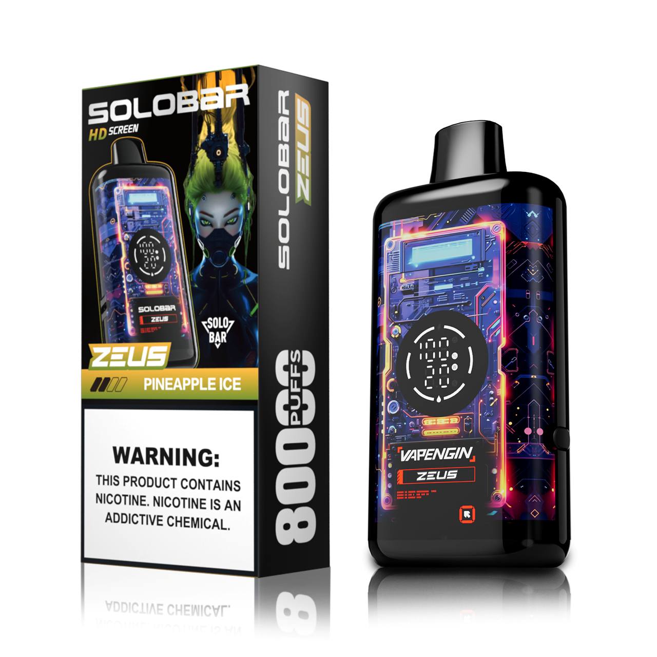 PRZEDSPRZEDAŻ | Wysyłka od 20 marca🔥 Solobar Zeus 80K Disposable Vape — Do 80 000 Zaciągnięć Pełnych Smaku | Szybka wysyłka z magazynu w Polsce 🚚