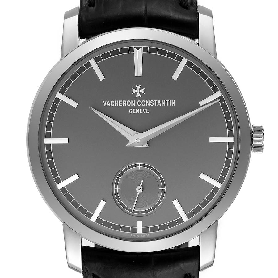Vacheron Constantin Traditionnelle Platinum Grey Dial Mens Watch 82172
