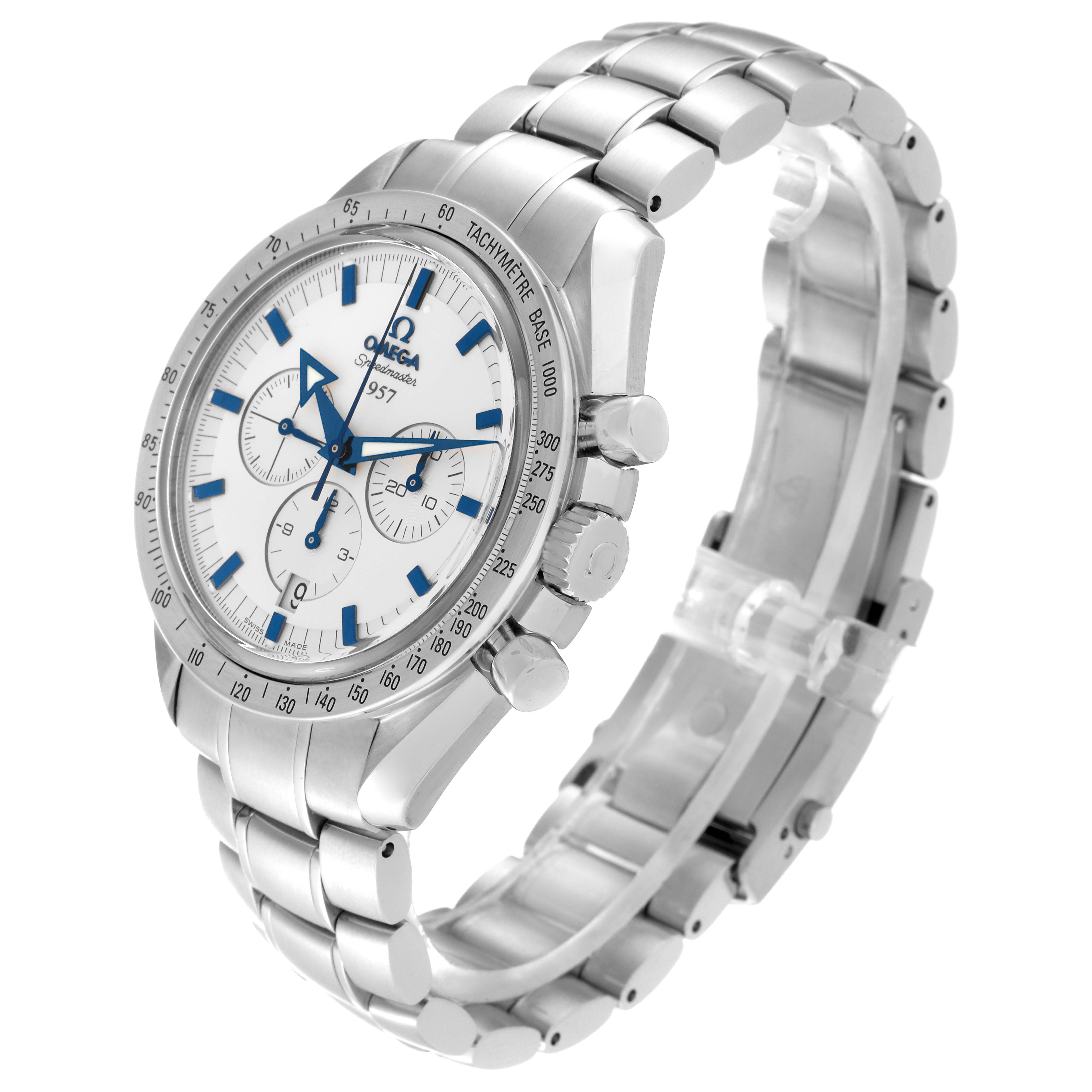 Omega Speedmaster Broad Arrow 1957 Steel Mens Watch 42.0 MM 321.10.42.50.02.001 Card