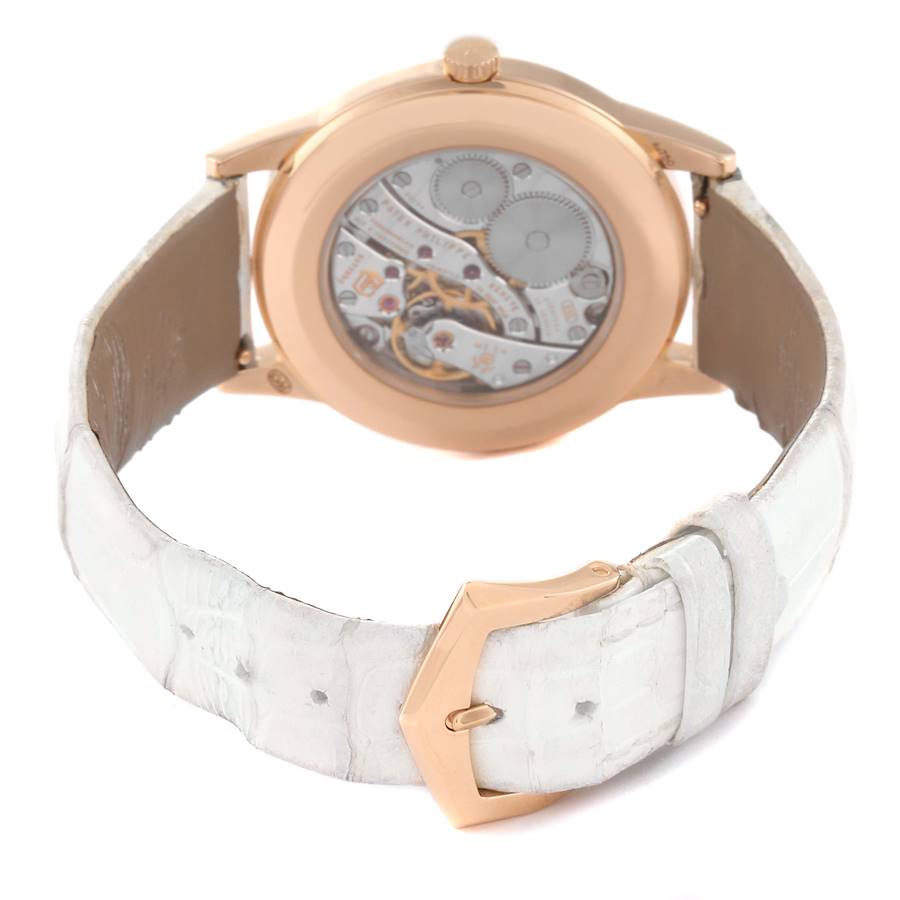 Patek Philippe Calatrava Rose Gold Diamond Ladies Watch 7122