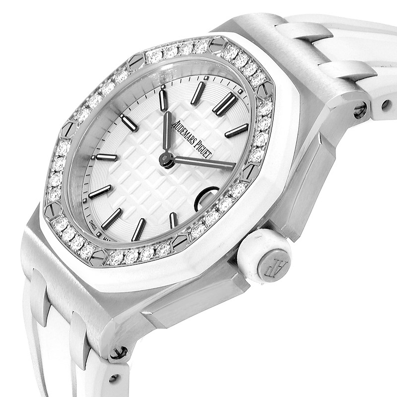 Audemars Piguet Royal Oak Offshore 37mm Diamond Ladies Watch 57175ST