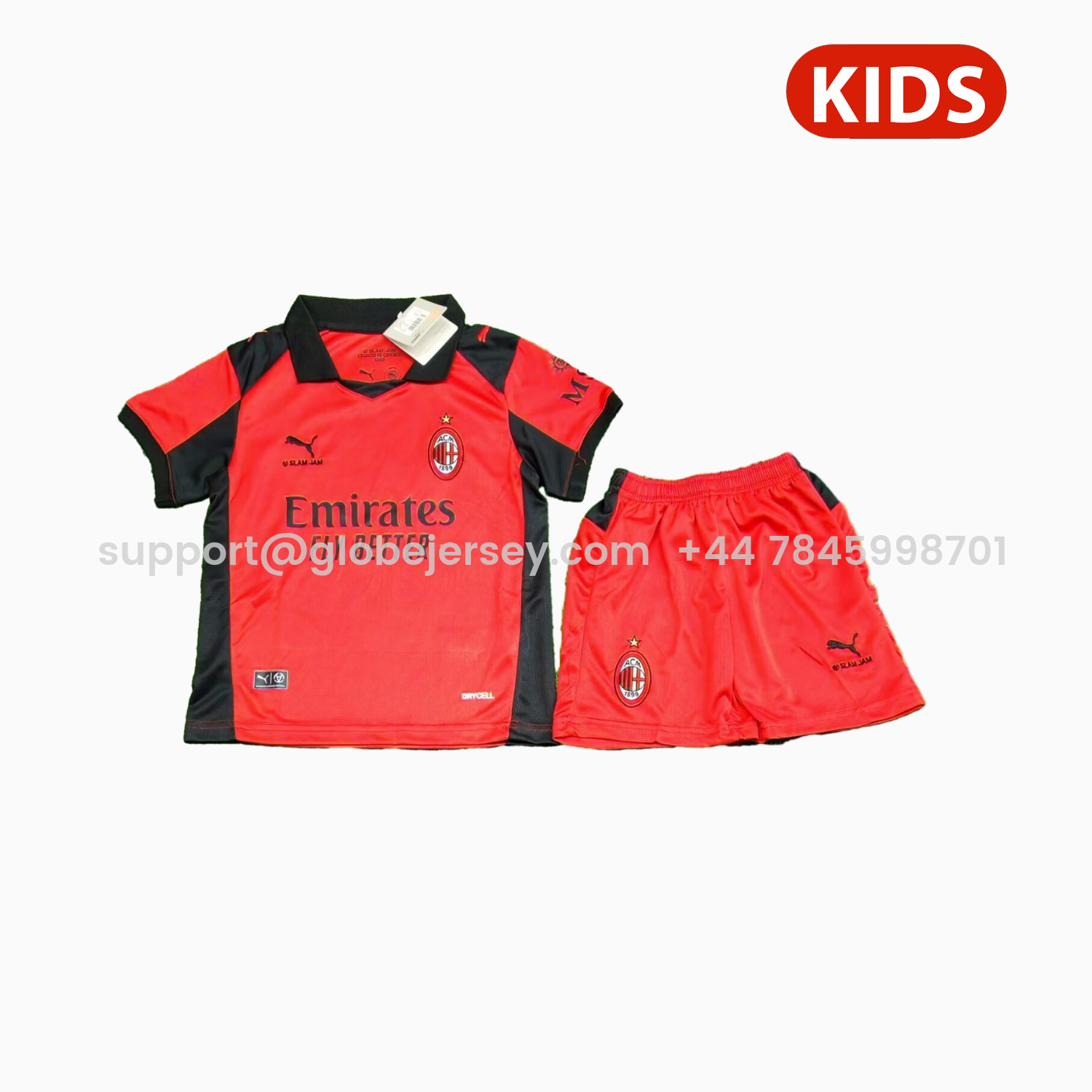 AC Milan 25-26 Fourth Red Kids Kit