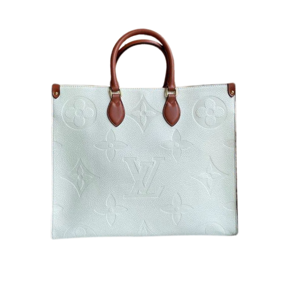 Louis Vuitton Onthego GM White Bag 41cm M44558