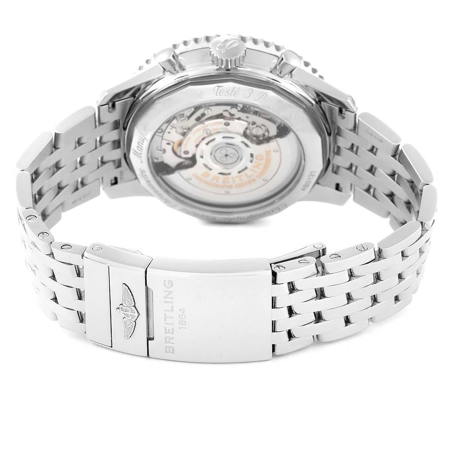 Breitling Navitimer 01 Blue Mother of Pearl Dial Steel Mens Watch AB0121