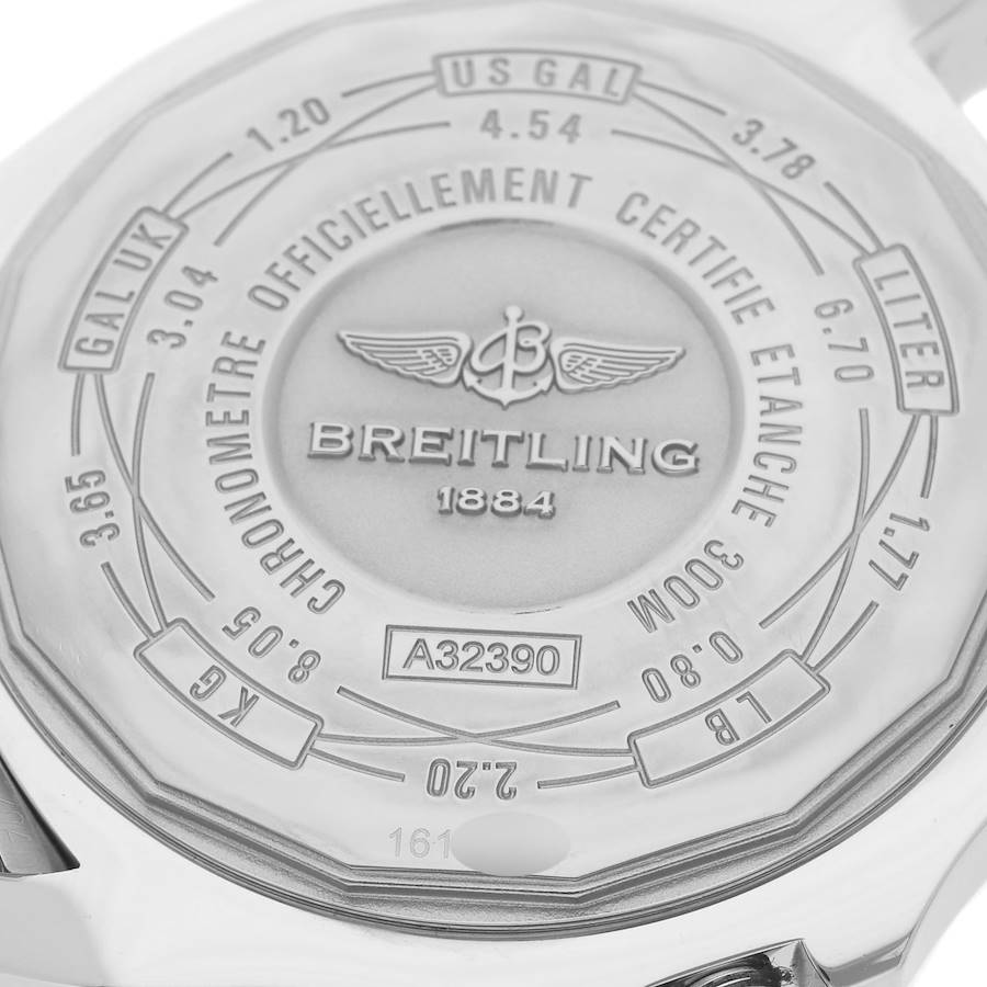 Breitling Aeromarine Avenger II GMT Steel Mens Watch A32390