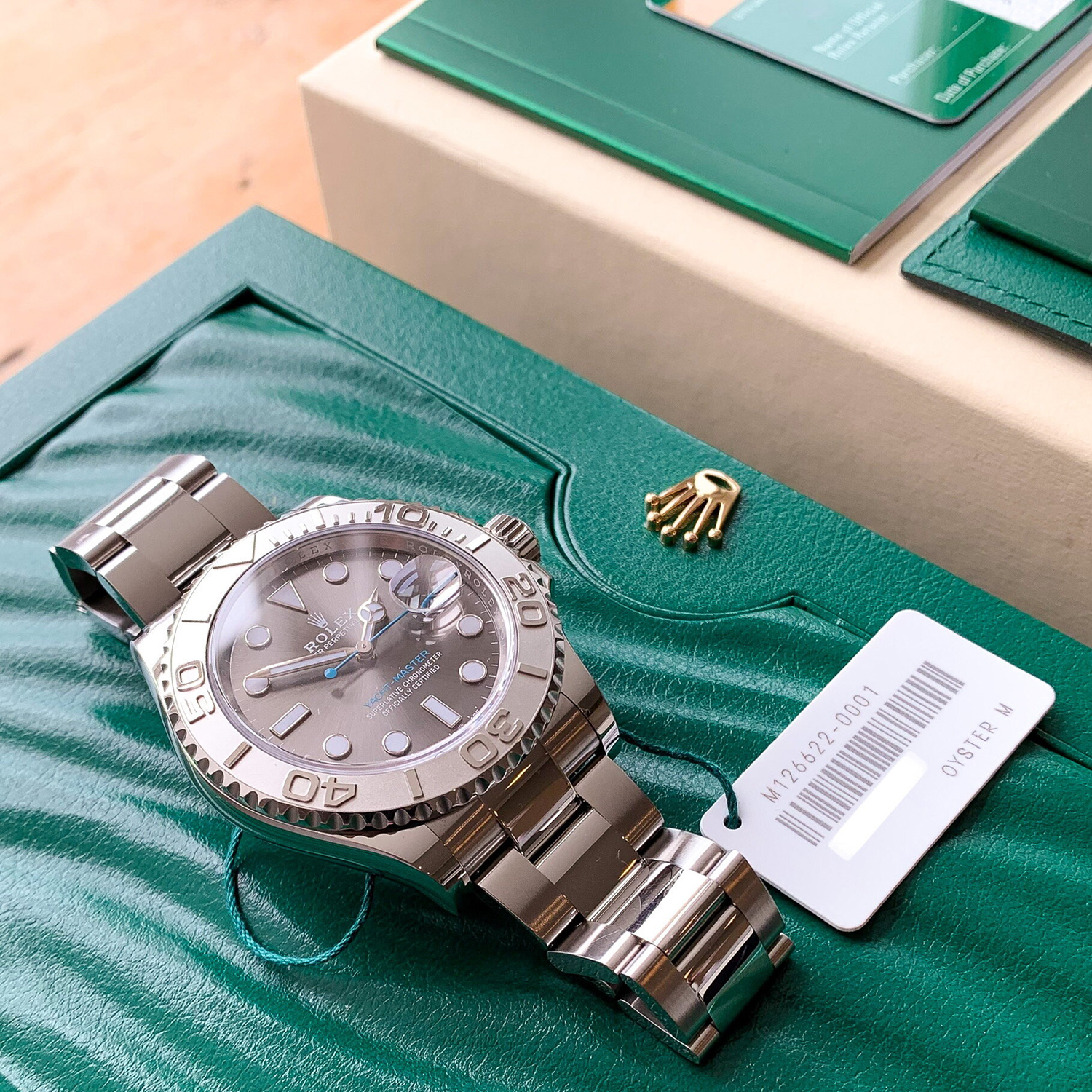 Rolex Yacht-Master 40 Stainless Steel and Platinum 126622 Unworn