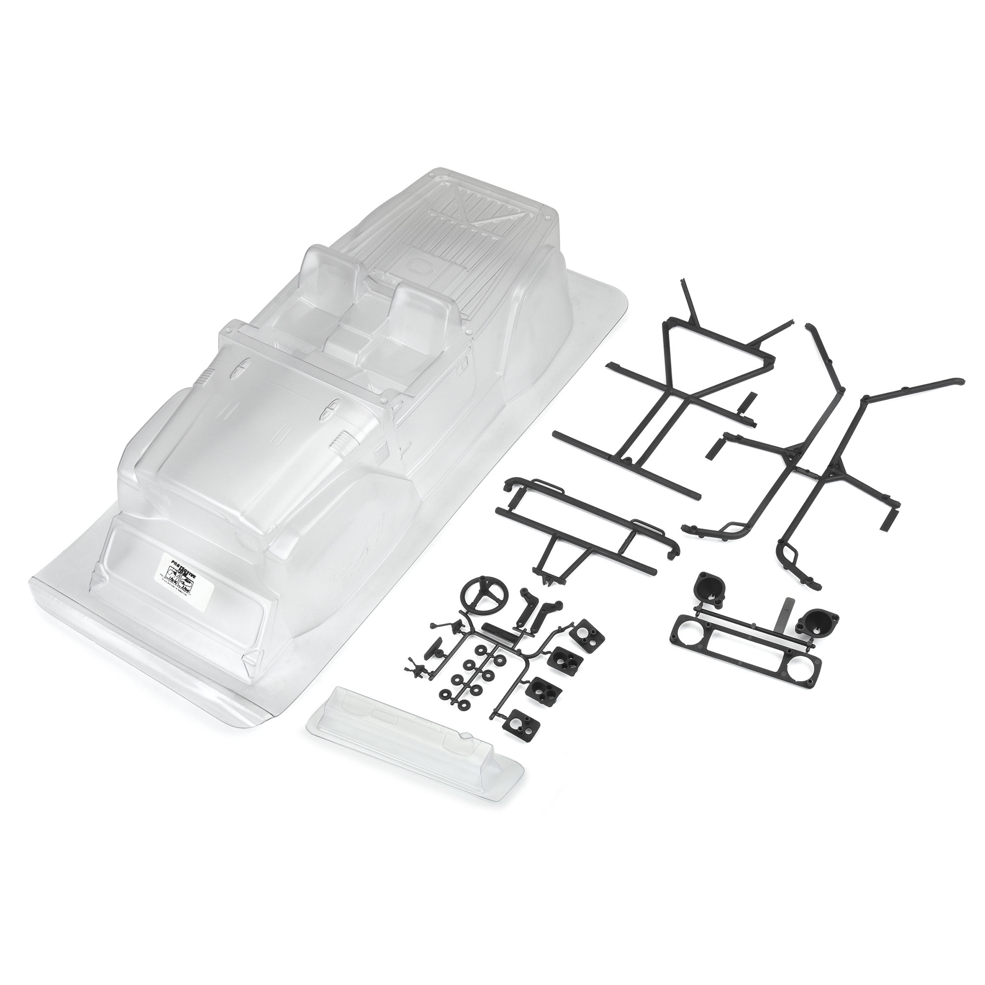 1/10 1979 Toyota Land Cruiser FJ40 Clear Body/Cage 12.3