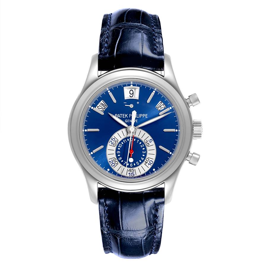 Patek Philippe Complications Annual Calendar Platinum Chronograph Mens Watch 5960P