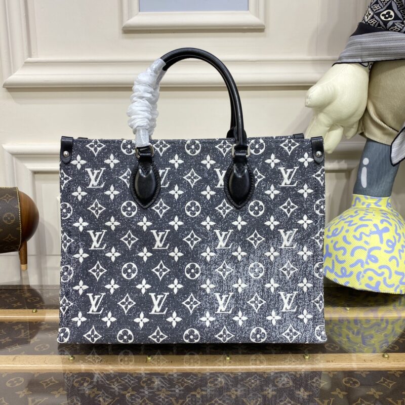 Replica LV Onthego Black Denim