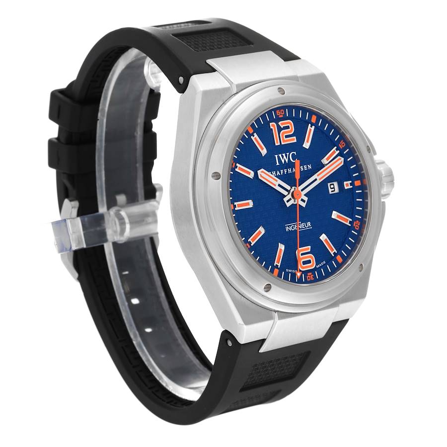 IWC Ingenieur Automatic Mission Earth Plastiki Steel Mens Watch IW323603
