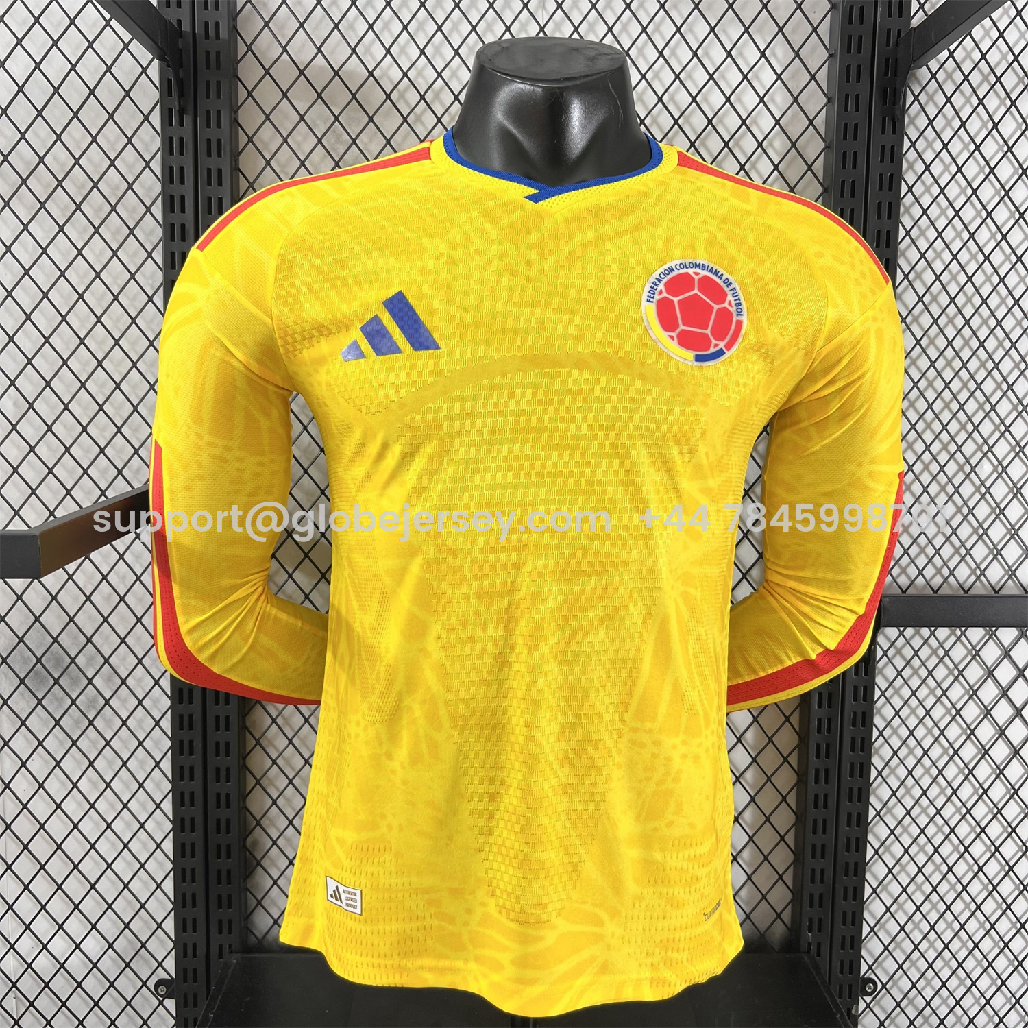 Colombia 2026 Home Long Sleeves Jersey - Player Version