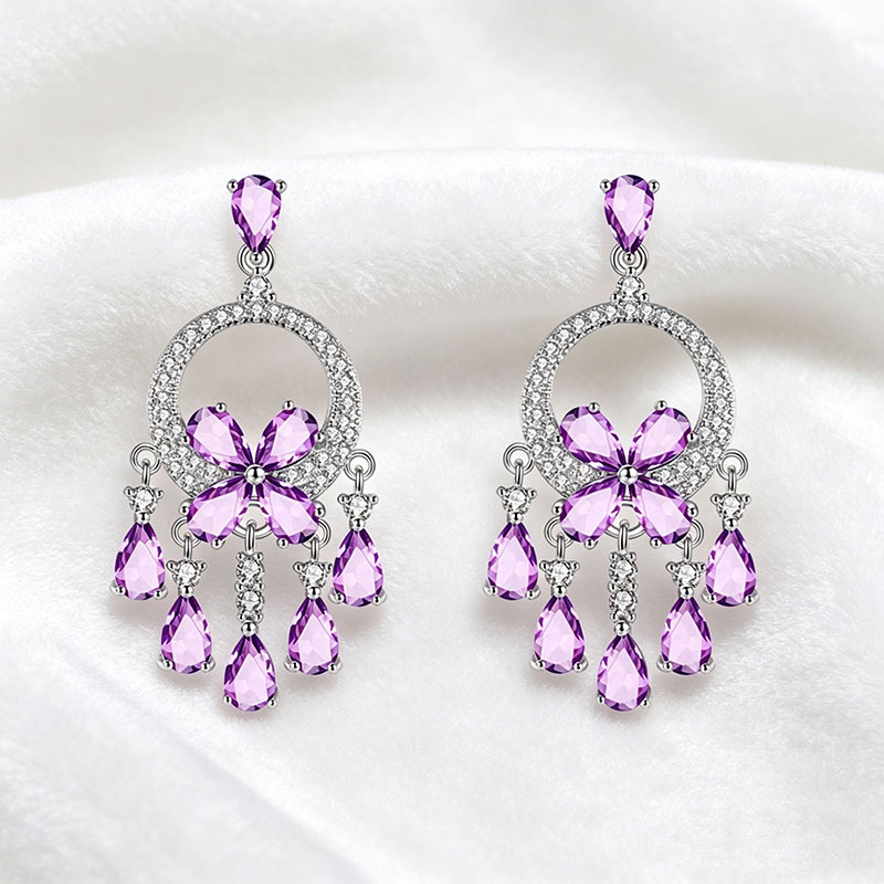 GemVibra Talismanic Tassel Earrings | Charged Gemstone Adornment