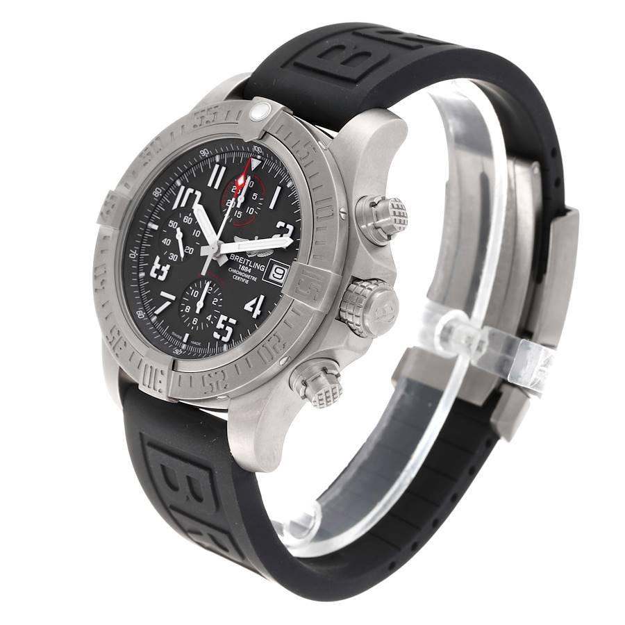 Breitling Avenger Bandit Grey Dial Titanium Mens Watch E13383