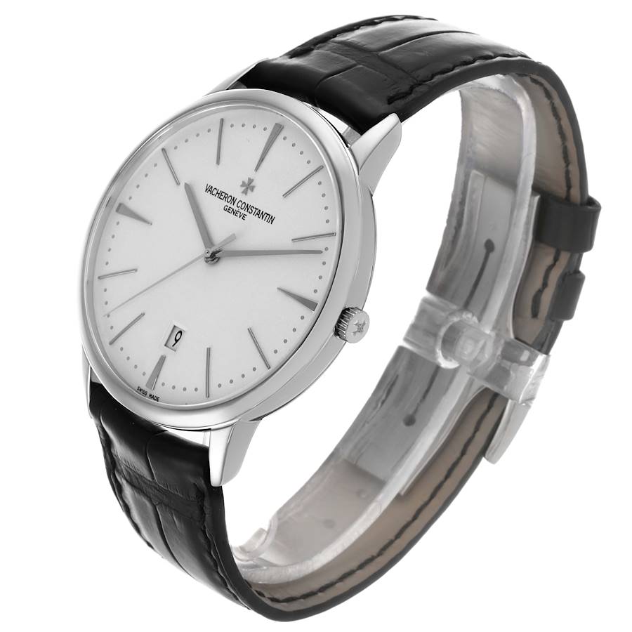 Vacheron Constantin Patrimony 40mm White Gold Mens Watch 85180