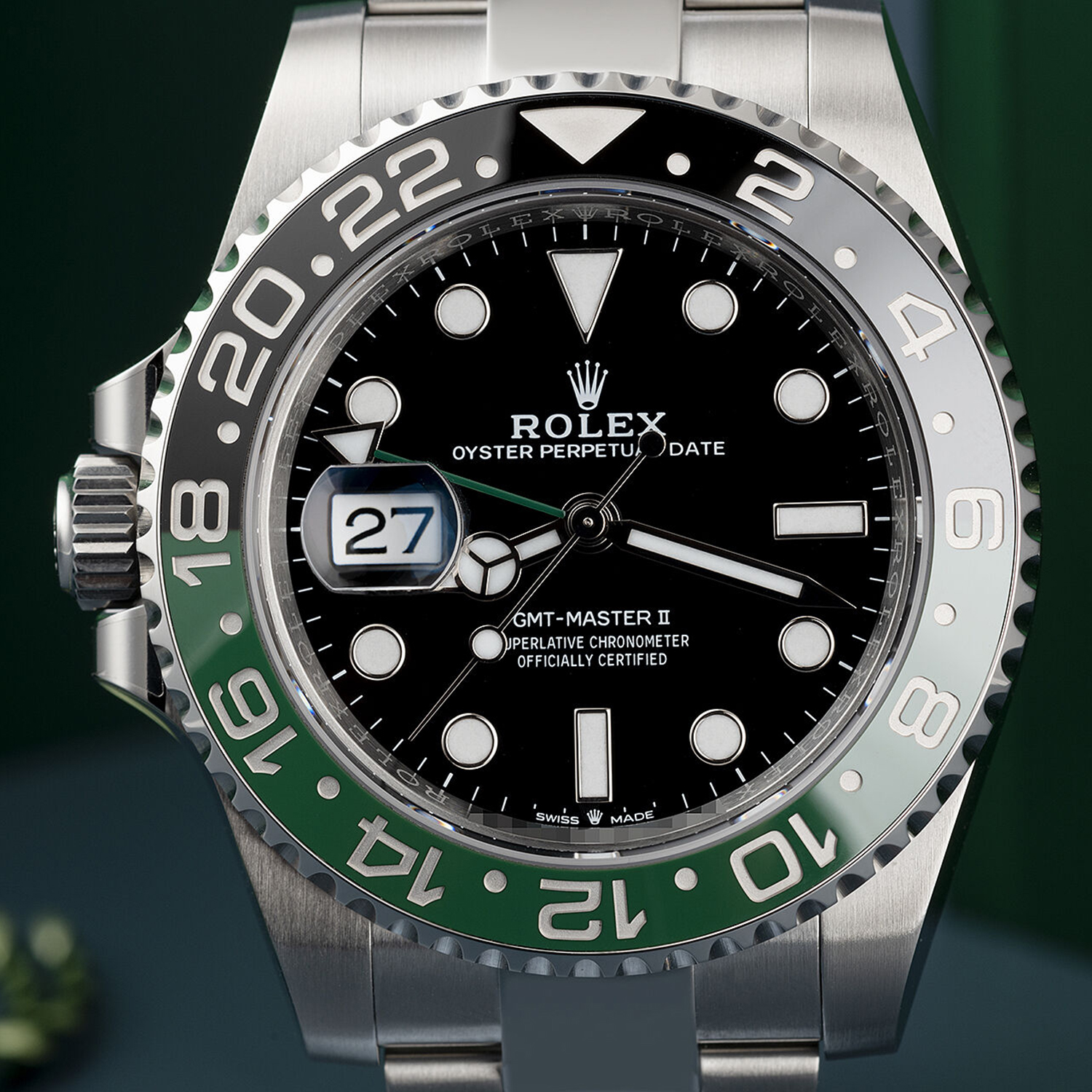 Rolex GMT-Master II Lefty Sprite Green And Black Bezel 126720VTNR-0001/0002 Unworn