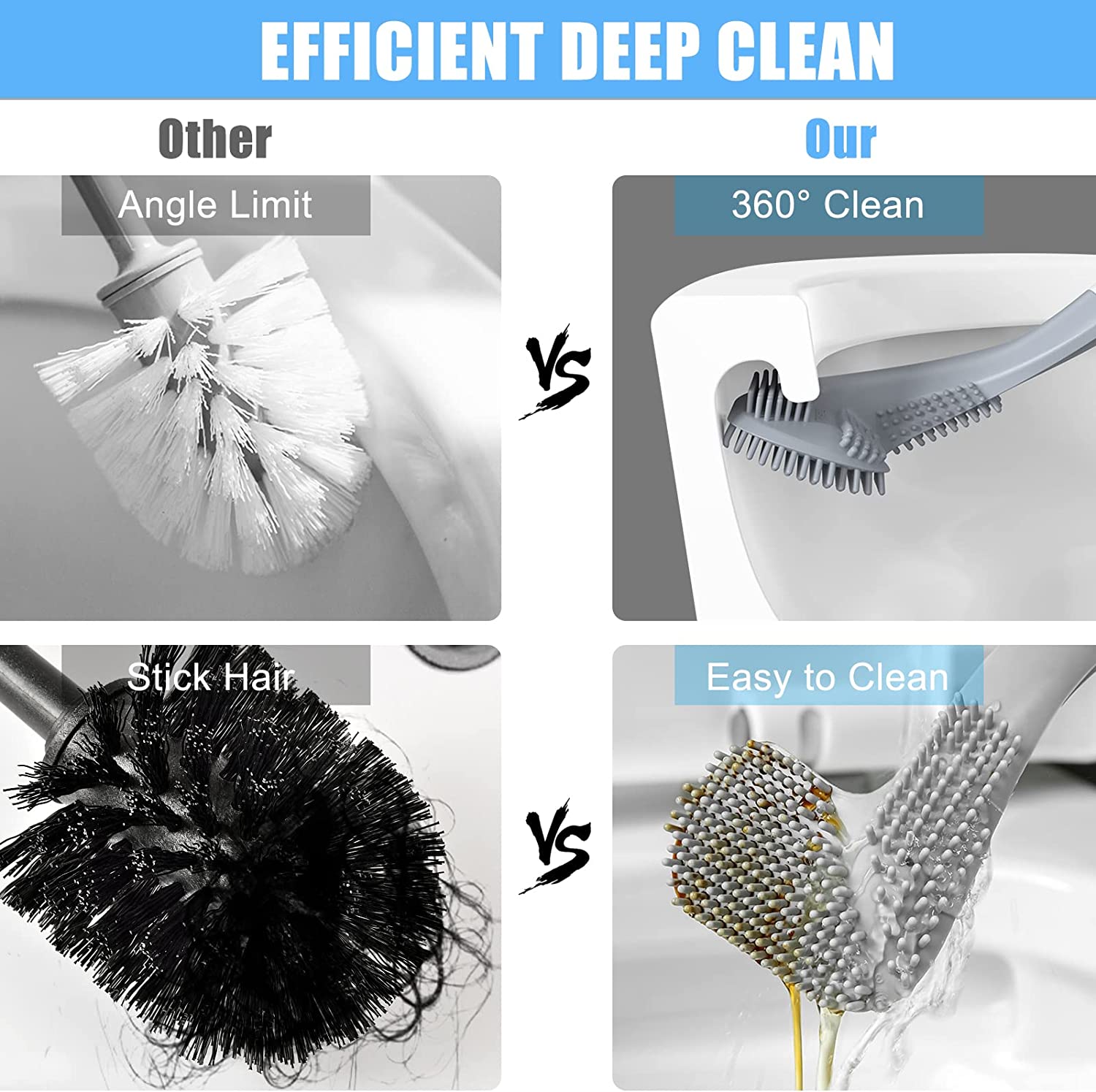 🔥🔥✨Ship immediately✨ Golf brush head toilet brush