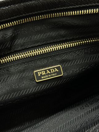 Replica Prada Naplak Patent Black